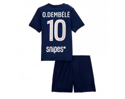 Paris Saint-Germain Ousmane Dembele #10 Hemmaställ Barn 2025-26 Kortärmad (+ Korta byxor)